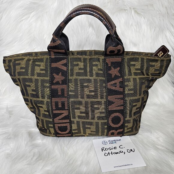 Authentic Fendi Roma FF Zucca Tote Bag - Picture 1 of 17